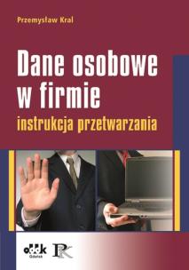 Okładka książki Dane osobowe w firmie