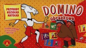 Okładka książki Domino obrazkowe - Przygody Koziołka Matołka ALEX