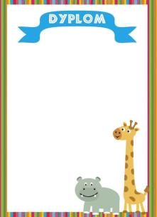 Opakowanie Dyplomy dziecięce Afryka