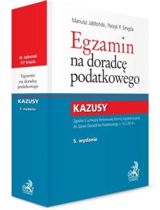 Okładka książki Egzamin na doradcę podatkowego Kazusy
