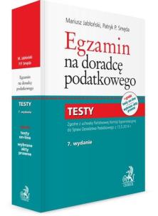 Okładka książki Egzamin na doradcę podatkowego Testy