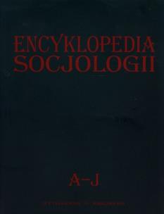 Okładka książki Encyklopedia socjologii t.1 A-J