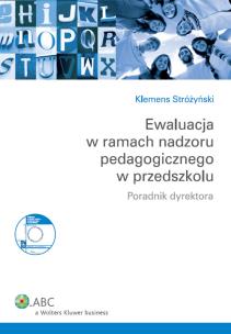 Okładka książki Ewaluacja w ramach nadzoru pedagogicznego w przedszkolu z płytą CD