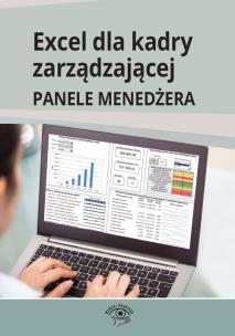 Okładka książki Excel dla kadry zarządzającej - PANELE MENEDŻERA