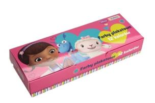 Opakowanie Farbki plakatowe 12 kolorów Klinika dla pluszaków