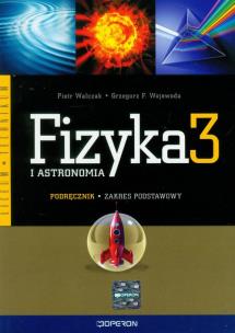 Okładka książki Fizyka i astronomia 3 Podręcznik Zakres podstawowy