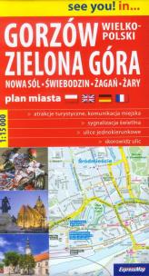 Opakowanie Gorzów Wielkopolski Zielona Góra plan miasta1:15 000