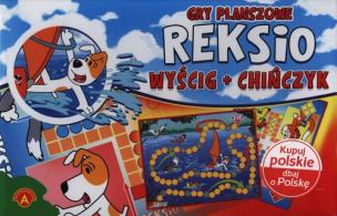 Opakowanie Gra - 2 w 1 Wyścig + Chińczyk - Reksio ALEX