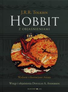 Okładka książki Hobbit z objaśnieniami