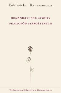 Opakowanie Humanistyczne żywoty filozofów starożytnych