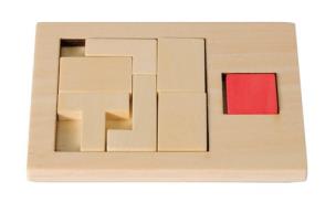 Opakowanie IQ-Test Puzzle Wypełnij Przestrzeń 4 - T-Kwadrat mały 2, drewno