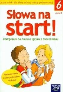 Okładka książki J. Polski SP 6 Słowa na start ćw. cz. 1 NE
