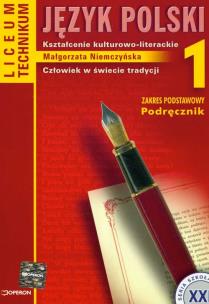 Okładka książki Język polski 1 Podręcznik Kształcenie kulturowo - literackie