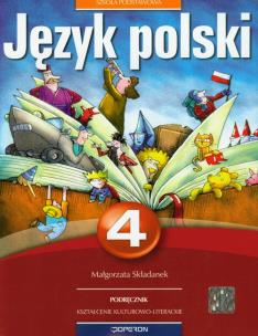 Okładka książki Język polski 4 Podręcznik Kształcenie kulturowo literackie