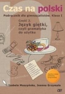 Okładka książki J.Polski GIM 1/2 podr Czas Na Polski wyd.2009 OE