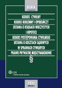 Opakowanie Kodeks cywilny Kodeks rodzinny i opiekuńczy Ustawa o księgach wieczystych i hipotece