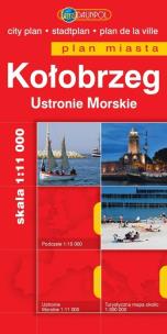 Opakowanie Kołobrzeg Ustronie Morskie Plan miasta 1:11 000