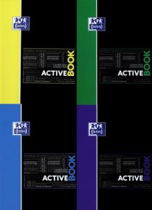 Opakowanie Kołonotatnik A4 Oxford w kratkę 80 kartek Activebook mix