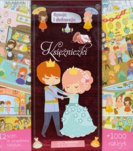 Okładka książki Księżniczki. Rysuję i dekoruję