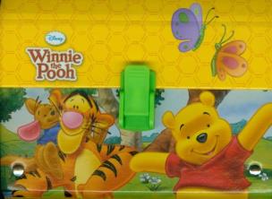 Opakowanie Kuferek kartonowy z rączką żółty Kubuś Puchatek