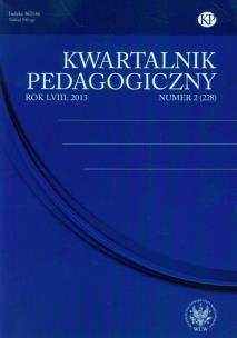Okładka książki Kwartalnik Pedagogiczny nr 2 2013