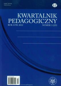 Okładka książki Kwartalnik Pedagogiczny nr 3 2012
