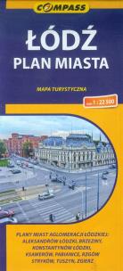 Okładka książki Łódź plan miasta 1:22 500