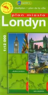 Opakowanie Londyn plan miasta 1:12 000