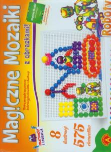 Opakowanie Magiczne mozaiki z obrazkami Roboty ALEX