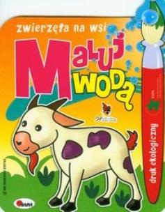 Okładka książki Maluj wodą - zwierzęta na wsi