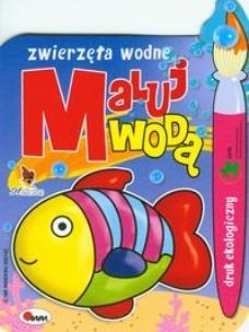 Okładka książki Maluj wodą - zwierzęta wodne