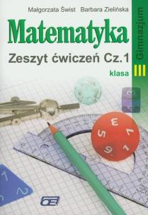Okładka książki Matematyka GIM 3/1 ćw. Świst 2010 OE