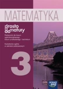 Okładka książki Matematyka LO 3 Prosto do matury podr ZP NE
