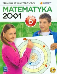 Okładka książki Matematyka SP 2001 6 podr. w.2014 WSiP