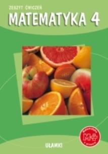 Okładka książki Matematyka SP 4 ćw ułamki GWO