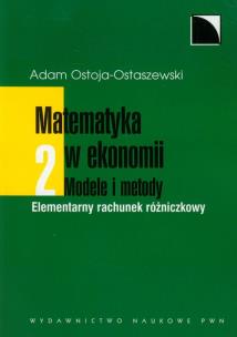Okładka książki Matematyka w ekonomii Modele i metody tom 2