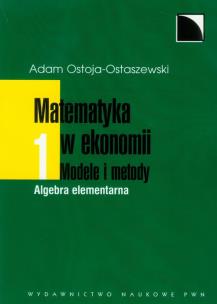 Okładka książki Matematyka w ekonomii t.1