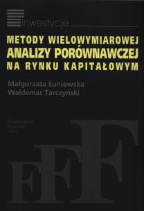 Okładka książki Metody wielowymiarowej analizy porównawczej na rynku kapitałowym