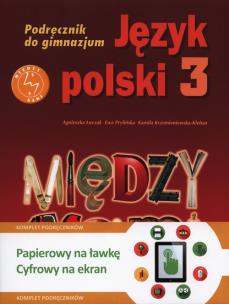 Okładka książki Między nami 3 Język polski Podręcznik + multipodręcznik