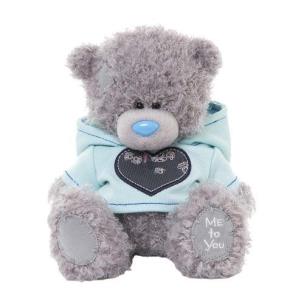 Opakowanie Miś 18 cm w bluzie z kapturem