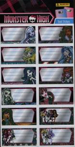 Opakowanie Naklejki na zeszyty Monster High
