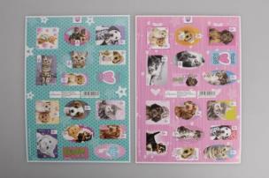 Opakowanie Naklejki ozdobne