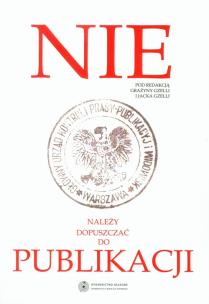 Opakowanie Nie należy dopuszczać do publikacji