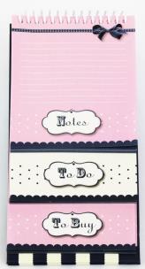 Opakowanie Notes z kartkami w 4 kolorach