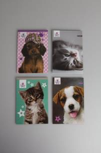 Opakowanie Notes z poddrukiem A6/ 30k. 4 wzory mix