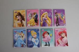 Opakowanie Notes z poddrukiem A7/ 30k. 8 wzorów mix