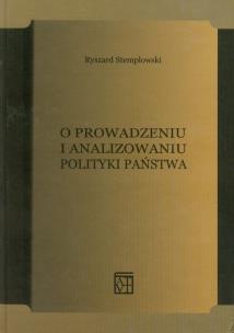 Okładka książki O prowadzeniu i analizowaniu polityki państwa