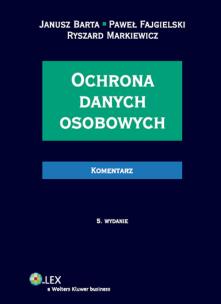 Okładka książki Ochrona danych osobowych Komentarz