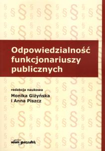 Opakowanie Odpowiedzialność funkcjonariuszy publicznych