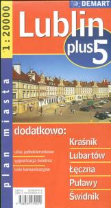Okładka książki Plan Miasta Lublin plus 5 1:20 000   DEMART